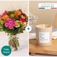 la Saint Valentin Bougie