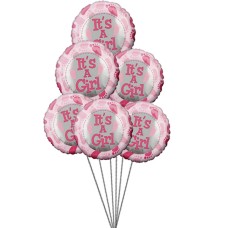 Ballons pour petite beauté - 6 ballons Mylar