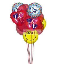 Ballons Sweet Smiles (ballons 6-Mylar et 6-Latex)