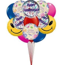 Joyeux anniversaire ballons (6 ballons en latex et 6-Mylar)