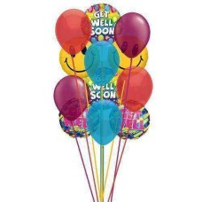 Sourire et souhaiter le bien-être (Ballons 6-Mylar et 6-Latex)