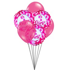 Ballons rosâtres (Ballons 6-Mylar et 6-Latex)