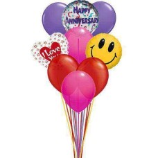 Je t'aime ballons d'anniversaire (Ballons 6-Mylar et 6-Latex)