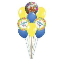 Giftblooms spécial pour vous (6 Mylar and 6 Ballons Latex)