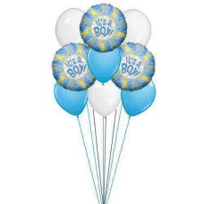 Ce sont des ballons pour garçon (6 ballons latex et 3 ballons Mylar)