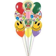 Bon accueil (6 ballons Latex and 3 Mylar)