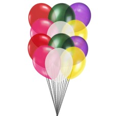 Ballons colorés (12 ballons en latex)