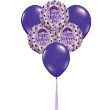 Lavender Love (Ballons de 6 mylars et 6 ballons de latex)
