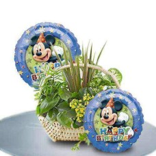 Anniversaire vert 'Mickey'
