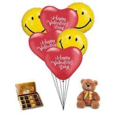 Sourire doux avec Teddy Balloons