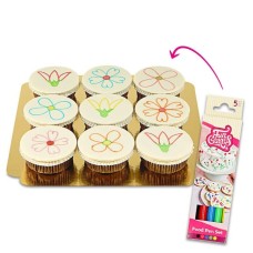 Cupcakes Et Crayons Comestibles