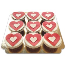 Cupcakes coeurs
