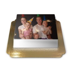 Unframed Photo Cake (Small ((20x14 cm) 6 parts))