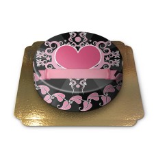 Gâteau Coeur Rose (Petit)