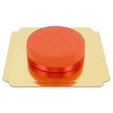 Red Cake with Ribbon (Small (18 cm (6-8 slices)))