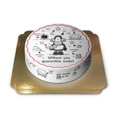 Gâteau Sheepworld - Spécial Quarantaine (Moyen)