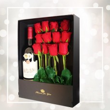 Vin et roses