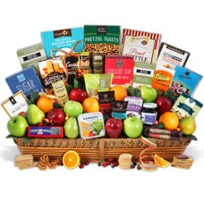 Coffret cadeau fruits et gourmet incroyable