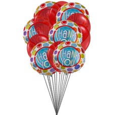 Ballons "Merci" (Ballons 6-Mylar et 6-Latex)