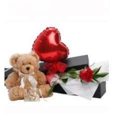 Coffret cadeau avec peluche