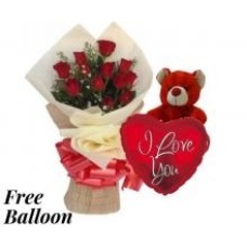 Bouquet De Roses Rouges Et Ferrero Rocher