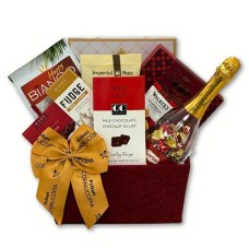 Partager le panier-cadeau de l'amour du chocolat