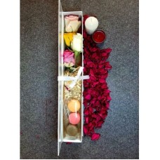 Roses et macarons