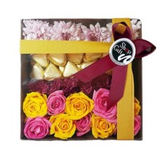 Chocolat et roses