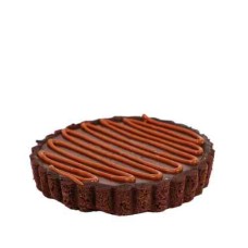 Tartelette Caramel Salé Fond Chocolat-8In