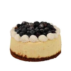 Gâteau au fromage aux agrumes et aux bleuets