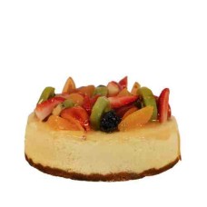 Gâteau au fromage à la gousse de vanille et aux fruits frais de saison de la ferme locale