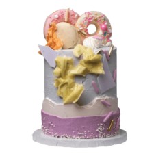 Gâteau au citron et aux bleuets (Tall Cake)