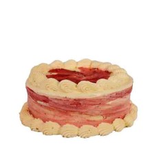 Gâteau tourbillon à la framboise et à la vanille