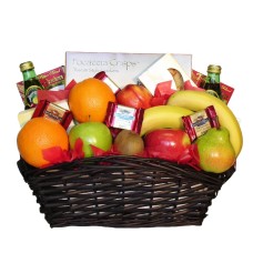 Panier-cadeau Fruits and Gourmet Classique