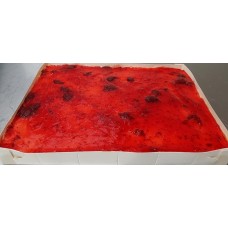 Dalle de gâteau au fromage aux cerises 16" X 12" Portion 25-40