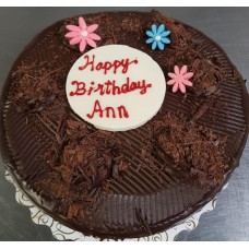 Fondant au chocolat (6 pouces portion 4-8)