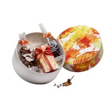 Feuilles d'automne Boîte à chapeau 1