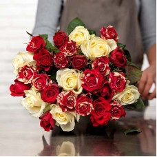 Une passion pour les roses (15 roses)