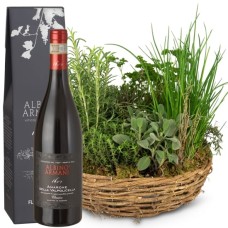 Little herb garden with Amarone Albino Armani DOCG (Minimum)