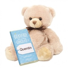 Teddy et tablette garçon de naissance