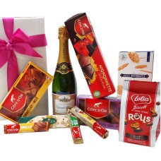 Coffret Cadeau Belge Avec Chocolat Belge Et Champagne