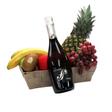 Corbeille de fruits +/- 4 kg avec bulles italiennes
