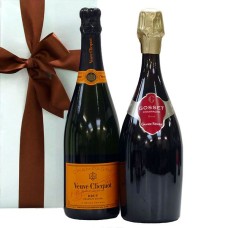 Réserve Gosset Grande et Veuve Clicquot en cadeau