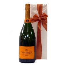 Magnum Veuve Clicquot emballé en cadeau