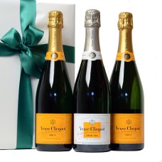 Trio Veuve Clicquot Brut et Demi-Sec en cadeau