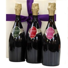 Gosset Grande Re serve, Rose et Mime sime emballés en cadeau