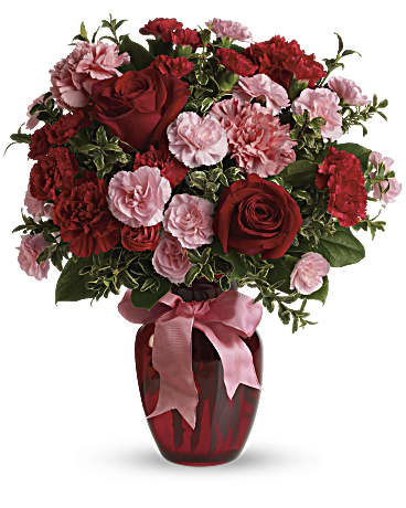 Dance with Me Bouquet with Red Roses (Standard)