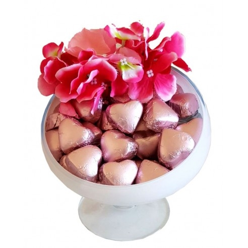 Bol coeur rose