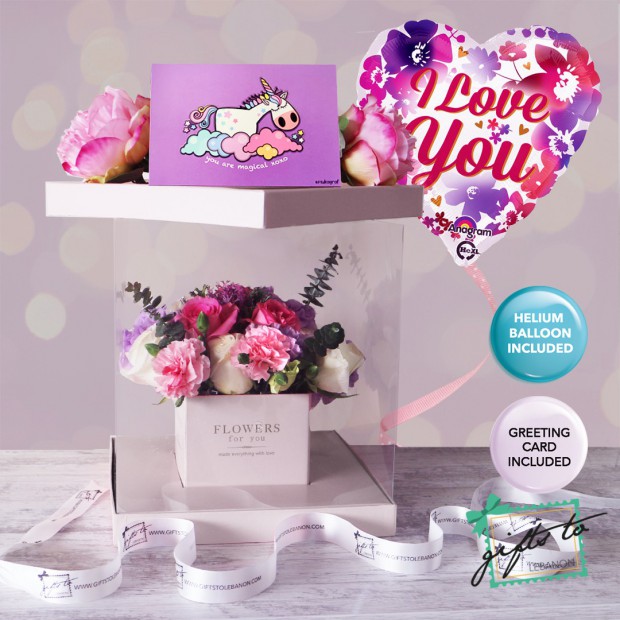 Vous êtes un coffret cadeau fleurs magiques