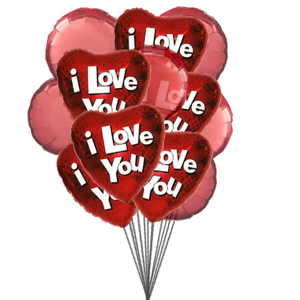 Ballons True Love (Ballons 6-Mylar et 6-Latex)